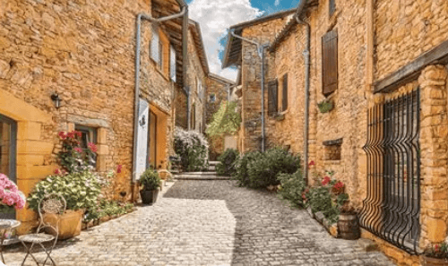 Pierre dorée typique